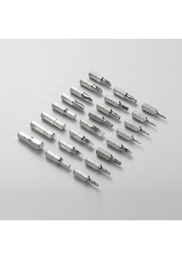 Wezone 24'lü Manyetik Ratchet Tornavida Seti - Ergonomik Tutamaklı, Alüminyum Çelik, Ev & Araç Tamiri İçin Sert Depo Kutusu Siyah