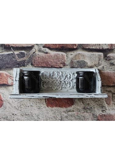 Neiwel Vintage Elsa Mina Eskitme Beyaz Raf