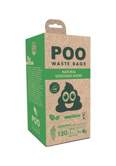 M-pets Poo Dışkı Poşeti 15 Yaprak Nane Kokulu 8li Paket
