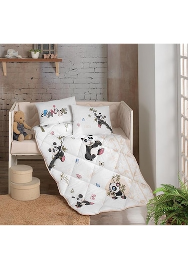 Clasy Bebek Uyku Seti %100 Pamuk Ranforce Panda