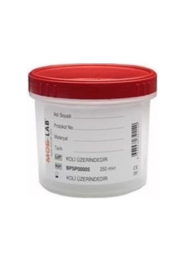 Patoloji Numunesi Kabı 500 Ml Spesmen Kabı 0.5 Lt Beyaz