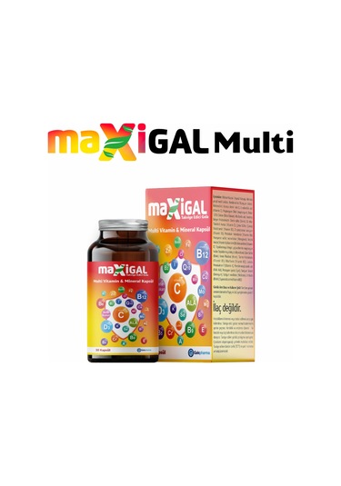 Maxigal Multivitamin Multimineral 30 Kapsül