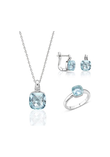 Servi 925 Ayar Gümüş Pomelita Set-219