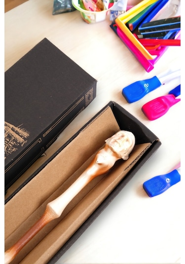 Harry Potter Başlı Voldemort Asa 33 Cm Voldemort Asası Başlı