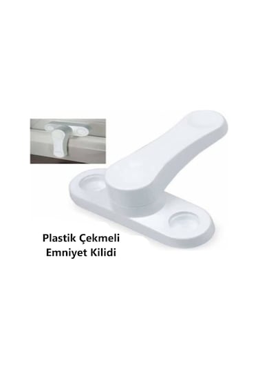 Pvc Çekmeli Kapı Pencere Emniyet Kilidi Pimapen Ev Çocuk Bebek Güvenlik Kilidi 2 Adet 2 ADET