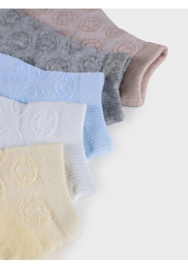 Wow Sox Anaokulu Ve Okul İçin Kısa Çocuk Çorapları 5 Çif 388935060 Gri