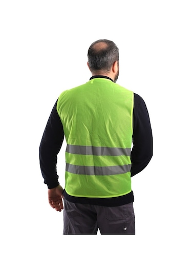 Eser - Ikaz Yeleği Sarı Bedenli - Ayarlanabilir 10 Lu Paket