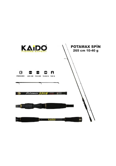 Kaido Potamax Spin Kamış 265 Cm 10-40 Gr