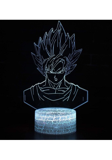 3d Optik İllüzyon Lambası Led Gece Lambası, 7 Renk Dokunmatik Başucu Lambası