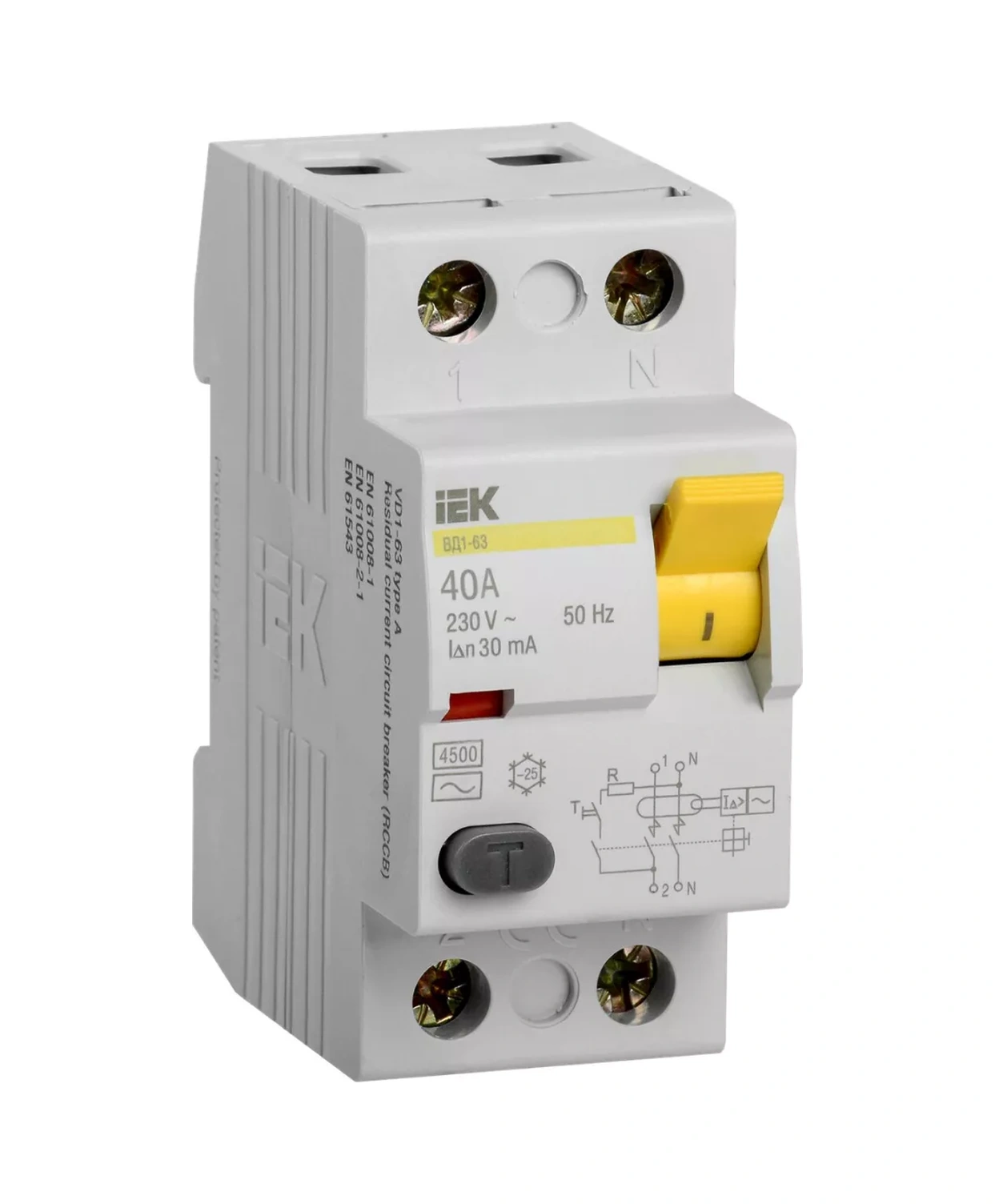 Iek Rcd 40a 30ma Ac 74206129