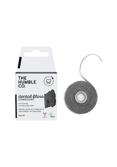 The Humble Co. Dental Floss Kömür Etkili Diş İpi 50 M