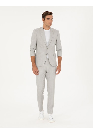 Pierre Cardin Erkek Gri Takım Elbise 50285291-vr024 Gri
