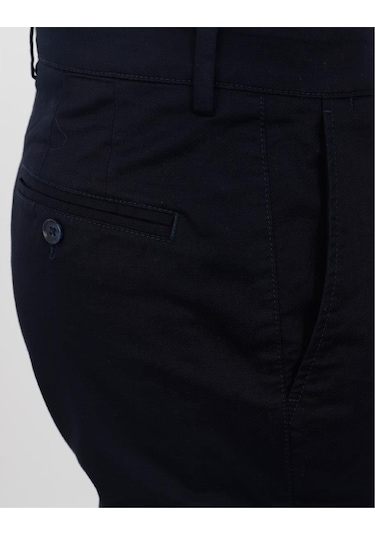 Uki Lacivert Slim Fit Chino Pantolon Lacivert