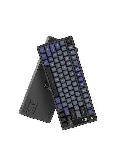 Hawk Gaming Hk255 Membrane Lcd Rgb Kablosuz/bluetooth Siyah Gri %75 Türkçe Gaming Klavye