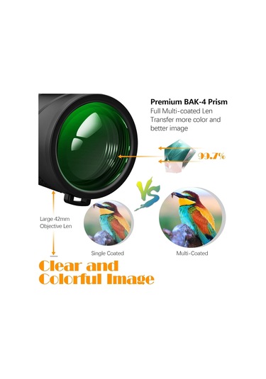 Yetişkinler İçin Telefon Tutucu Tripod İle Monoküler Teleskop, Hd Kompakt Monoküler