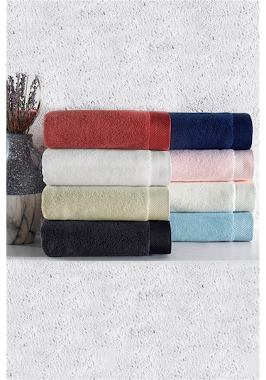 Soft Cotton Micro Havlu Ekru 75x150 Cm