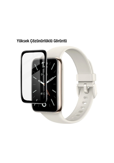 Xiaomi Mi Band 7 Pro 3D Full Kaplama Ekran Koruyucu PET+PMMA