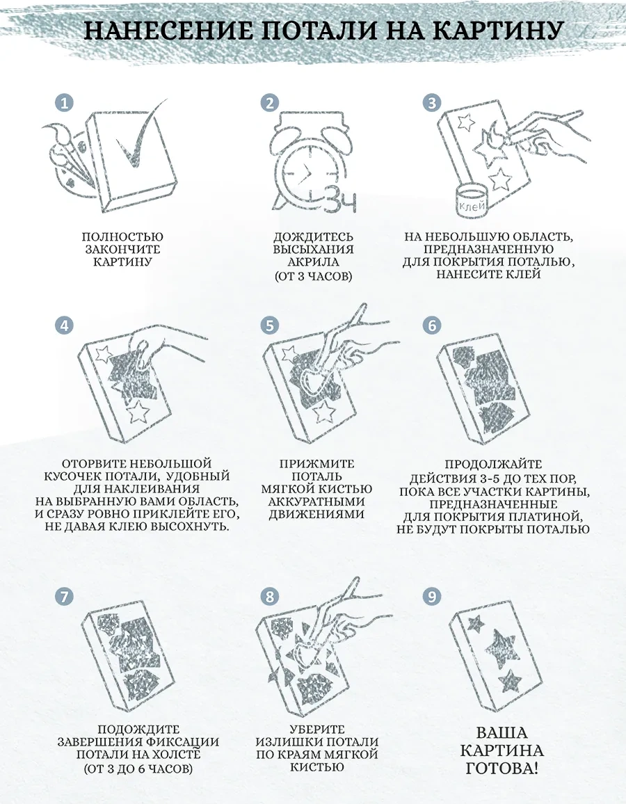 Fluid Sayılar İçin Resim, 40x50 Cm Tuval Üzerinde Sayılarla Boyama, 40x50 Cm 260526907