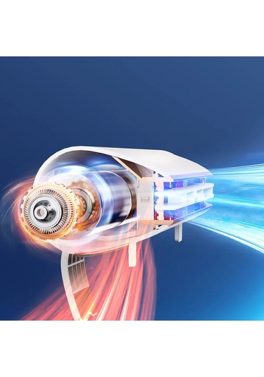 Bladeless Asılı Yatak Fanı 4 Hız Ayarlanabilir Taşınabilir Mini