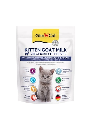 Gimcat Yavru Kedi Keçi Süt tozu 200 Gr.