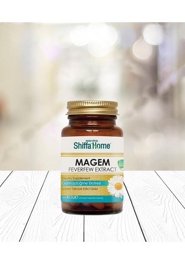 Aksu Vital Shiffa Home Magem (Feverfew) Ekstrakt 670 MG 60 Kapsül