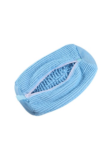 Ayakkabılar İçin Özel Çamaşır Makinesi Deformasyon Önleyici Yıkama Torbası Mavi