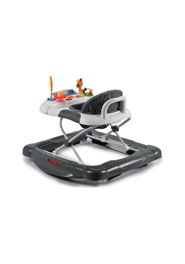 Babyhope 212 Royal Yürüteç Kahve -Müzikli Oyuncaklı Lüks Yürüteç | Örümcek