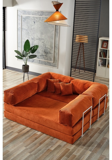 Legom Petek Aktivite Koltuğu Yatak Olabilen Çok Amaçlı Kanepe L Koltuk Kiremit Kiremit