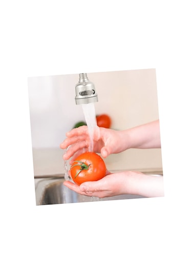 Foytokı 1 Bilgisayar Musluk Duş Püskürtücü Ile Mutfak Musluk Gümüş