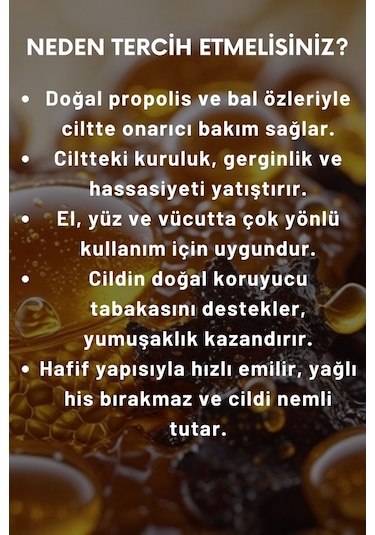Naturix Propolis & Bal El Yüz Vücut Günlük Bakım Kremi 250  ML
