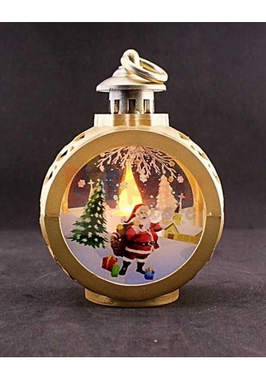 Yılbaşı Feneroval Gold Işık Desenli Diğer