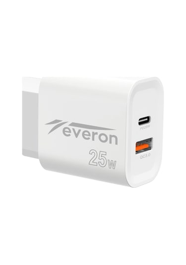 Everon EVR-023 25 W PD USB Type-C Girişli Hızlı Şarj Cihazı