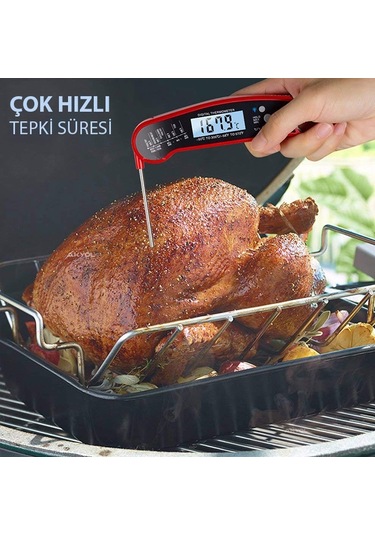 Inno 502 Katlanabilir Problu Mutfak Termometresi kalibre Ed