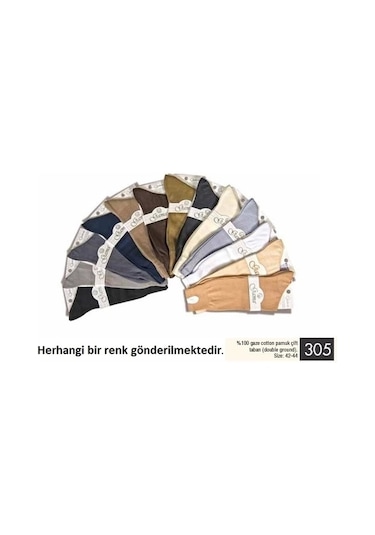Gama 305 Erkek %100 Pamuk Merserize Asorti