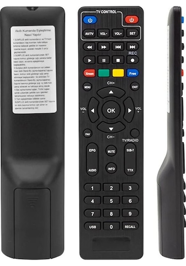 Sunplus Astra Falcon Full HD Uydu Alıcı Kumandası