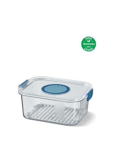 Seoul Buzdolabı Ürün Saklama Kabı 2'li Set 1200-2000 Ml. Çok Renkli