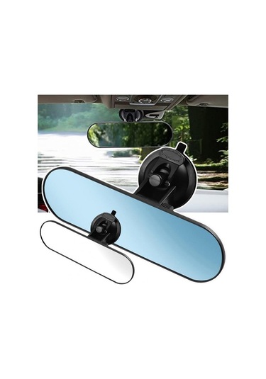 Tongxida Czc-220 Araba Vantuz Büyük Görüş Düz Dikiz Aynası Mavi Ayna