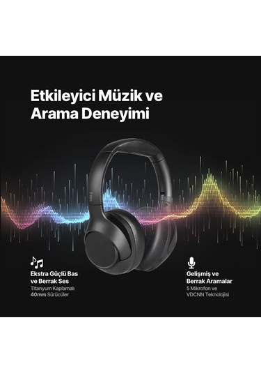 Ttec Soundmax Pro ANC Bluetooth 5.4 Kulaküstü Kulaklık