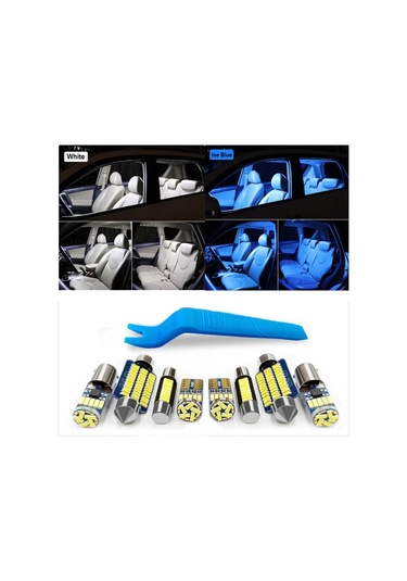 Mercedes Benz W168 W169 W176 W245 W246 A B Araba Iç Led Lambası Canbus 6000k White B Class W246 -11pcs 1 Piece Set