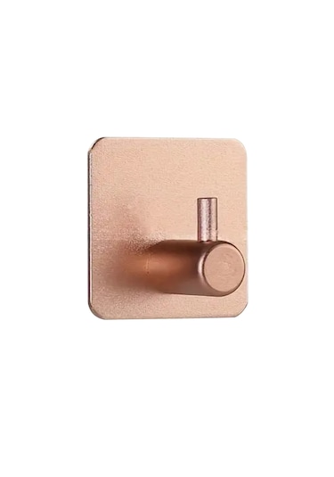 Yapışkanlı Metal Banyo Eşya Askılığı Al4619 1 Adet Pembe