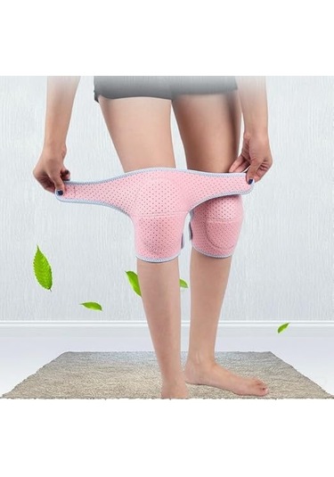 Xindoker Yetişkin Dans Ve Spor Diz Koruyucusu - Kalın Sponge Yastık - Diz Kaza Ve Çarpma Koruma - Pembe 2 Adet Pembe