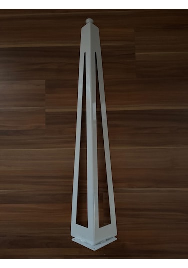 1 Adet Beyaz Renkli 72 Cm Dekoratif Masa Ayağı