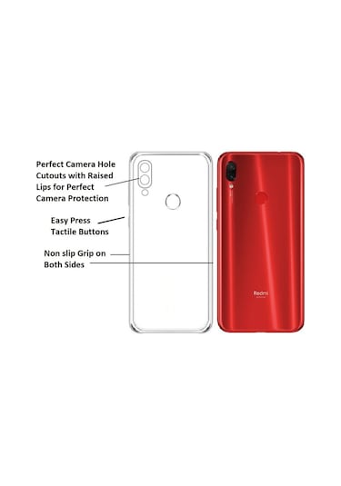 Xiaomi Redmi Note 7 Kamera Korumali Süper Silikon Kilif 553953877