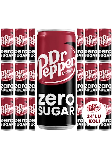Dr Pepper Zero Sugar 24 x 330 ML