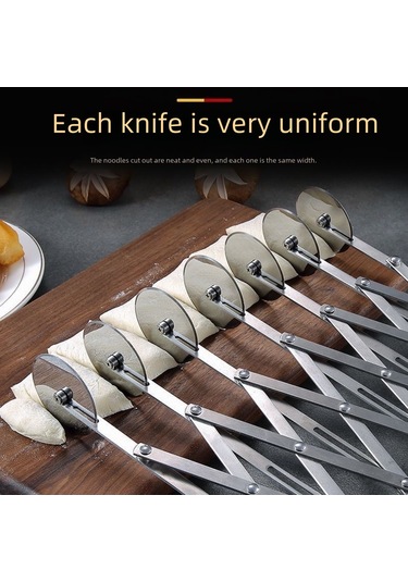 Yunboo 7 Tekerlekli Paslanmaz Çelik Pasta Dilimi Aracı, Hamur Kesme Ve Pasta Pişirme İçin Pratik Mutfak Aleti Diğer