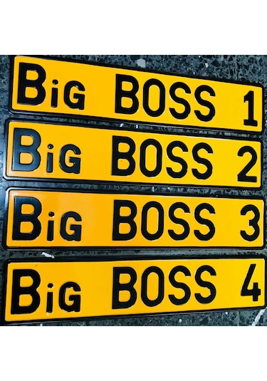 Dekor Plaka, Sari Plaka, Hediyelik Plaka, Özel Plaka 134472905