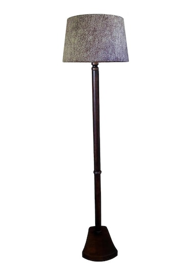 Lambada Masif Ahşap Tek Ayaklı Lambader ( Kum Desen)