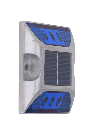 Yaozixa Alüminyum Levha Güneş Enerjili Yol Izleyici Işığı - Ip68 Su Geçirmez Mavi Işık Yol Markeri Adım Ve Yaya Yolları İçin