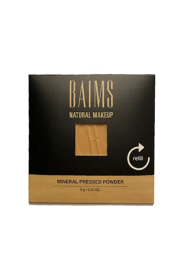 Baims Mineral Pressed Powder Refill 30 Medium Dark