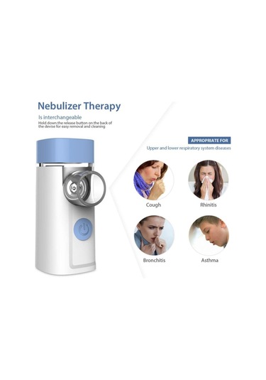 Medikaltec Air Pro 3 Nebulizator El Tipi Mini Mobil Şarjlı Nebülizator Sessiz Mesh Mobil Nebül Yeni
